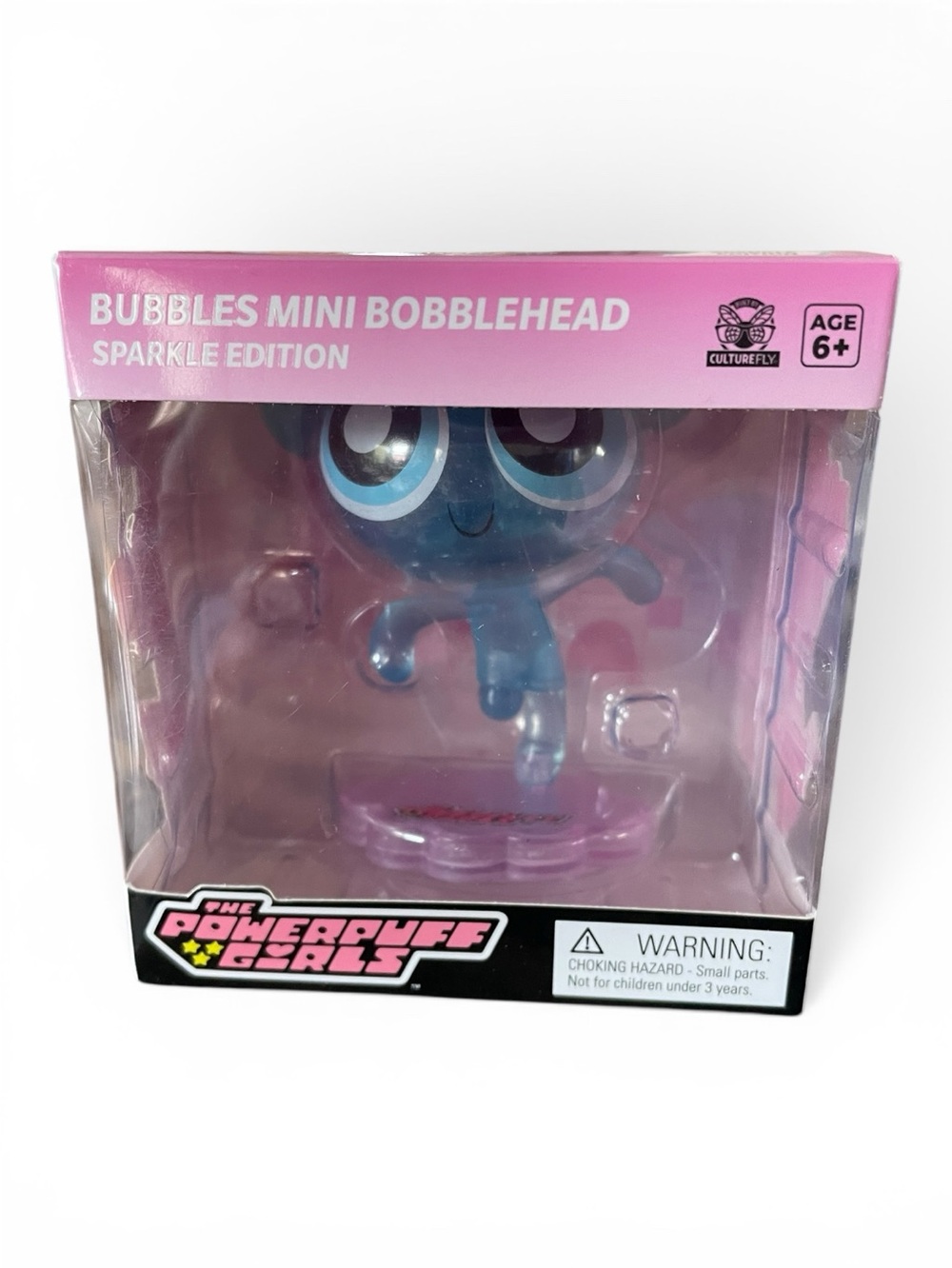 Set of 3 power puff girls, mini bobble heads, sparkle edition - Picture 2 of 5